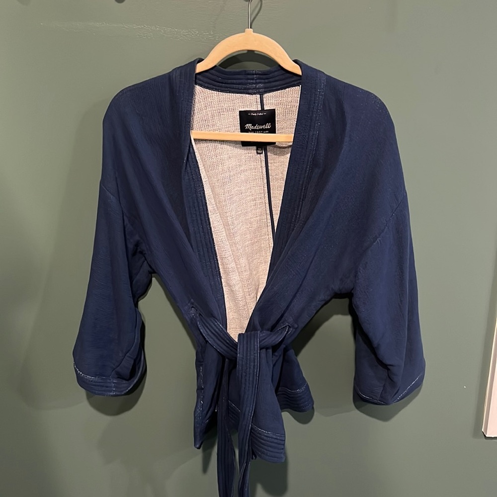 MADEWELL: kimono style wrap top